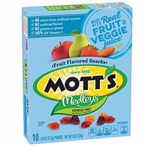 Mott's Assorted Fruit  Flavored Snacks 10 Count