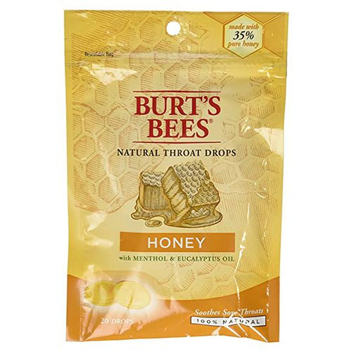 Burt's Bees Natural Throat Drops, Honey 20 ea