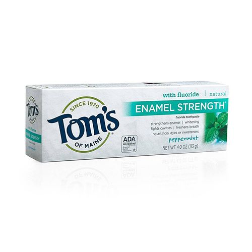 Toms Of Maine Toothpaste - Enamel Strength - Peppermint - 4 Oz