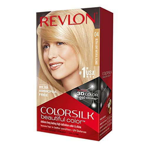 Revlon ColorSilk Beautiful Permanent Hair Color  04 Ultra Light Natural Blonde  1 Count