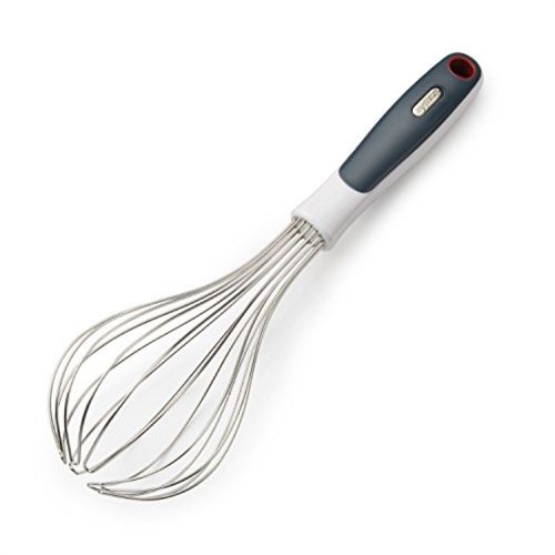 6035124 EASY CLEAN WHISK GRY/WHT Zyliss 2.95 in. W X 11.02 in. L Gray/White Stainless Steel Easy Clean Whisk (Pack of 1)