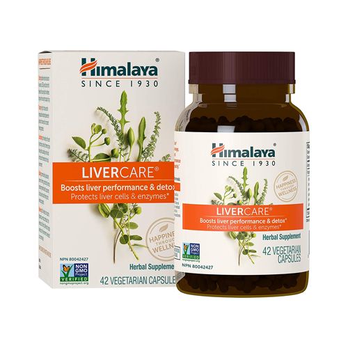 Himalaya LiverCare/Liv. 52 for Liver Cleanse and Liver Detox 375 mg, 42 Capsules (B0763S8XFX)
