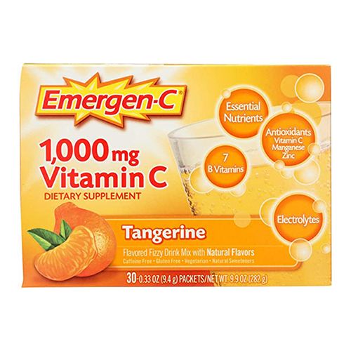 Emergen-C Vitamin C Supplement Powder for Immune Support  Tangerine  30 Ct
