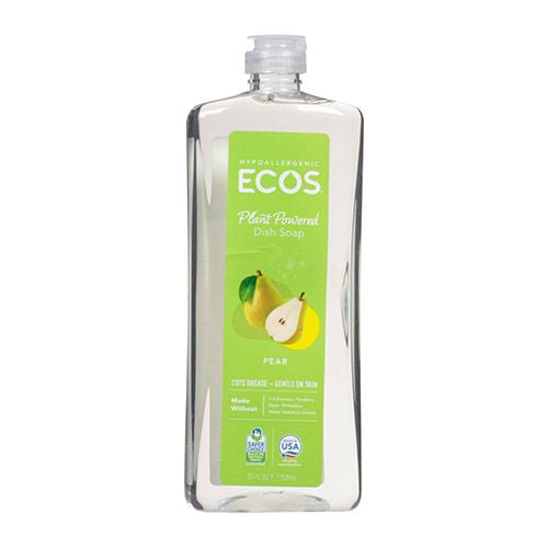 ECOS Liquid Dish Soap  Pear Scent  25 Fluid Ounce