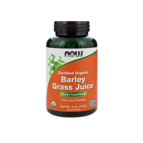 Now Foods Certified Organic Barley Grass Juice  4 oz (113 g)