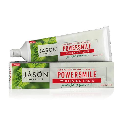 JASON Power Smile Powerful Peppermint Whitening Toothpaste  6 oz.