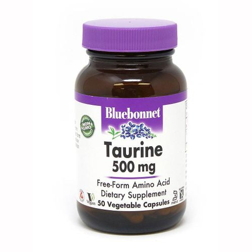 Bluebonnet Taurine 500 Mg  50 Ct