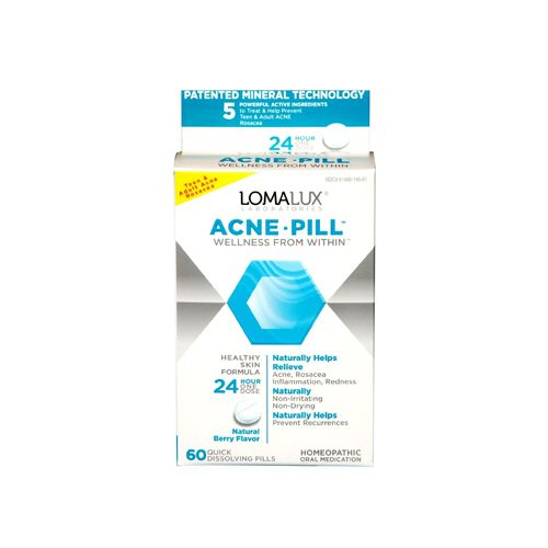 Loma Lux Laboratories - Acne Pill Healthy Skin Formula - 60 Quick Dissolve Tablets