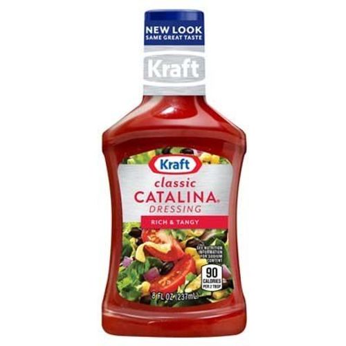 Kraft Zesty Catalina Salad Dressing, 16 fl oz Bottle