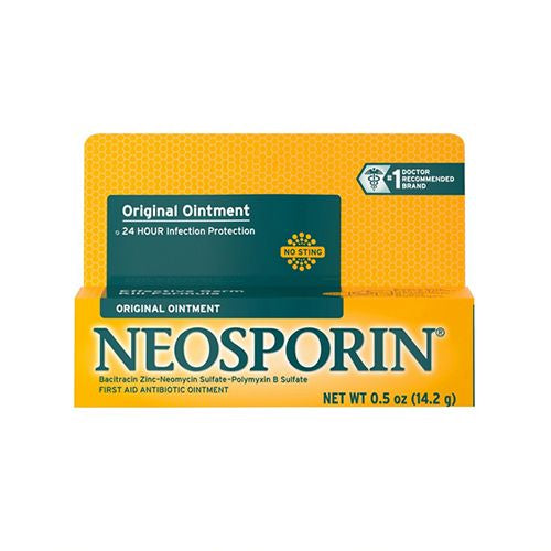 Neosporin Original First Aid Antibiotic Bacitracin Ointment .5 oz