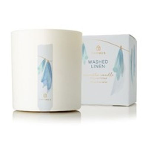 Thymes Candle - 8 Oz - Washed Linen