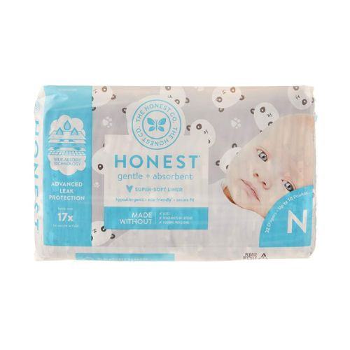 The Honest Company Clean Conscious Diapers - Pandas  Newborn  32 CT