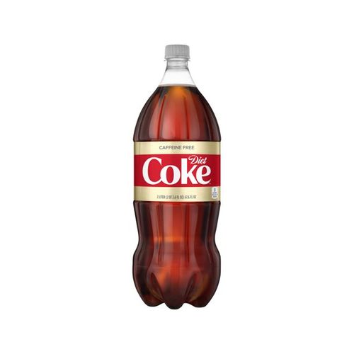 Diet Coke Caffeine Free Soda Soft Drink, 2 Liters