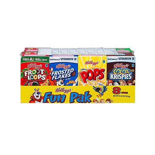 Fun Pack Breakfast Cereal - 8ct - Kellogg's