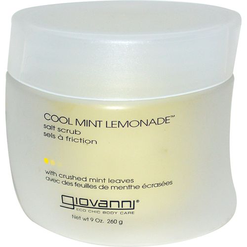 Cool Mint Lemonade Salt Scrub  9 oz (260 g)  Giovanni