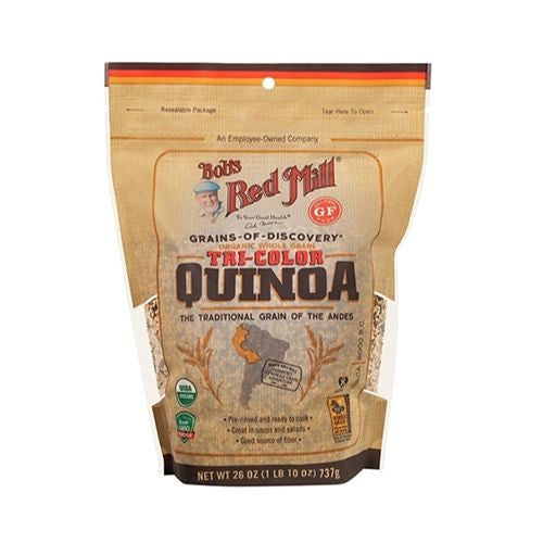 ORGANIC WHOLE GRAIN TRI-COLOR QUINOA