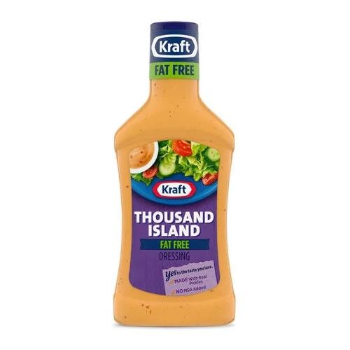 Kraft Thousand Island Fat Free Salad Dressing (16oz Bottles)