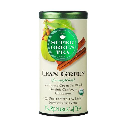 The Republic of Tea, Organic Super Green Lean Green Tea, Tea Bags, 36 ct