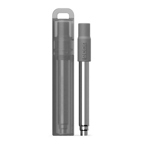 Zoku Stainless Steel Straw Charcoal