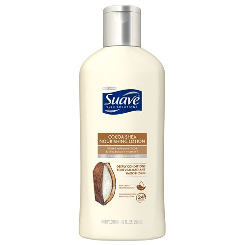 Suave Skin Solutions Body Lotion Cocoa Butter & Shea 10 oz