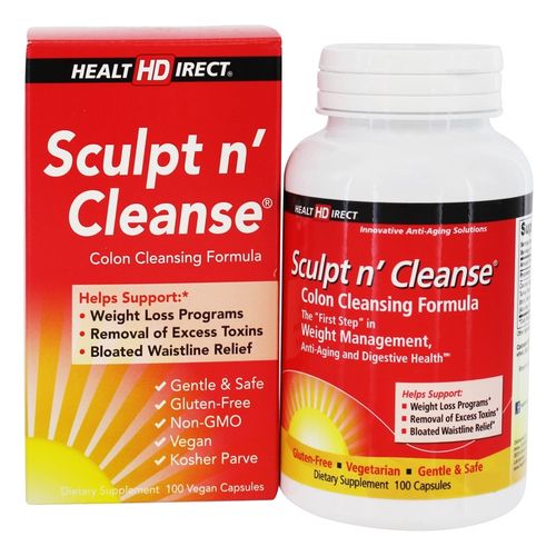 Health Direct Sculpt n  Cleanse 450 mg 100 Vegan Caps