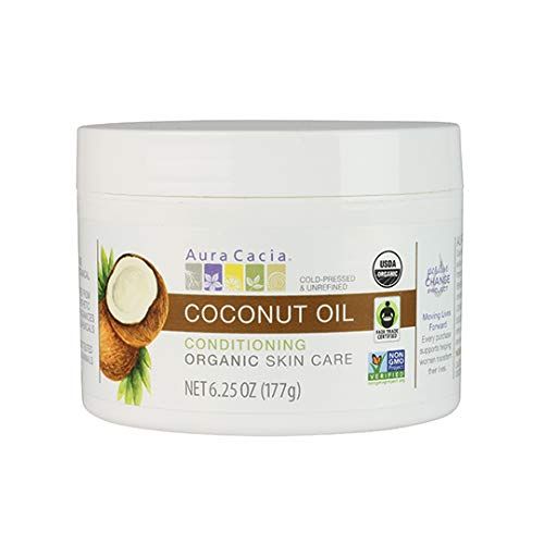 Aura Cacia Conditioning Organic Skin Care Coconut Oil 6 25 oz 177 g
