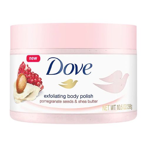 Dove Exfoliating Body Polish Scrub Pomegranate & Shea Butter  10.5 oz
