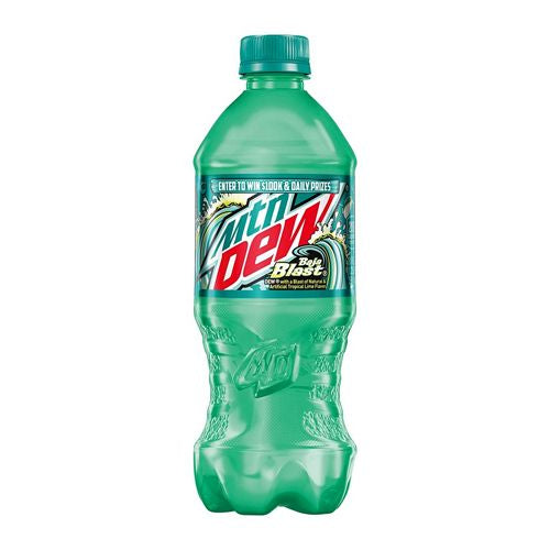 Mtn Dew Baja Blast, 20 oz Bottle