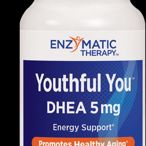 Enzymatic Therapy Youthful You DHEA Vegetarian Capsules, 60 Ct