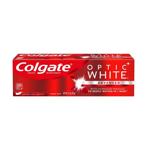 Colgate Optic White Whitening Toothpaste  Sparkling White  3.5 ounce