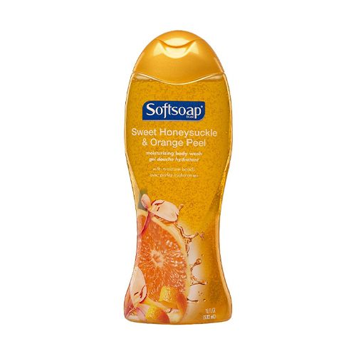 Softsoap Gel Body Wash  Sweet Honeysuckle and Orange Peel  18 Ounce