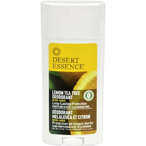 Desert Essence Deodorant, Lemon Tea Tree, 2.5 oz (70 ml)