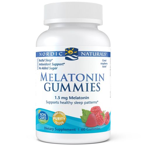 Nordic Naturals Melatonin Gummies  1.5 Mg  Great Taste Restful Sleep  60 Ct