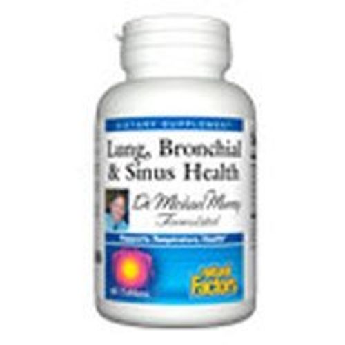 Natural Factors Lung, Bronchial and Sinus Tablet, 45 Count