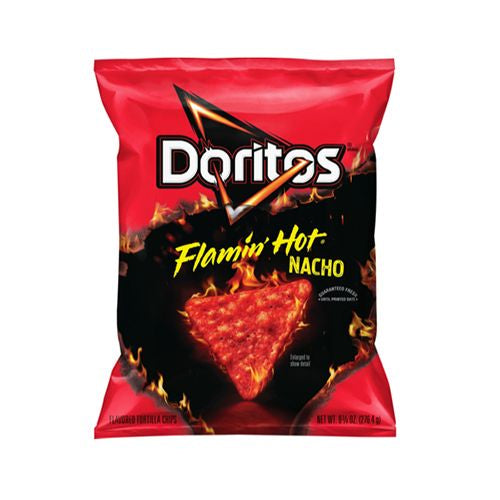 Doritos Flamin  Hot Nacho Tortilla Chips  9.75 oz Bag