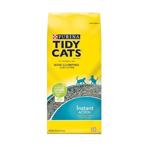 Purina Tidy Cats Non Clumping Cat Litter  Instant Action Low Tracking Cat Litter  10 lb. Bag