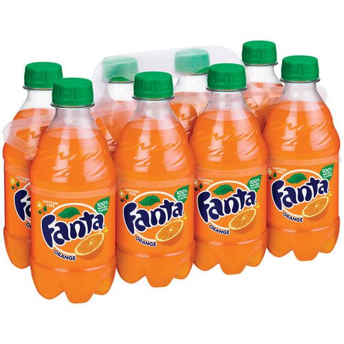 Fanta Caffeine-Free Orange Soda, 12 Fl. Oz., 8 Count