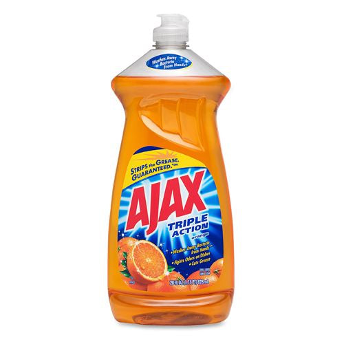 Ajax Ultra Triple Action Liquid Dish Soap  Orange - 28 Fluid Ounce