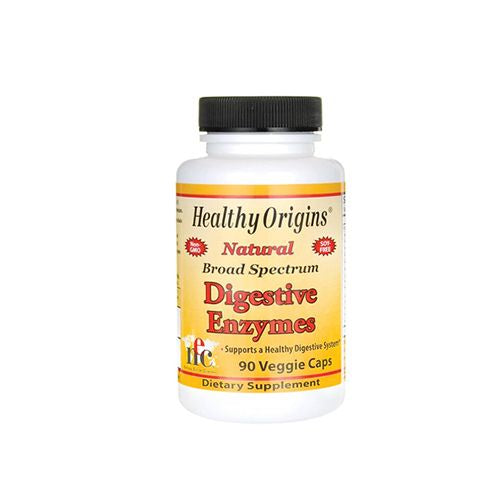 Healthy Origins Digestive Enzymes (Broad Spectrum  Non-GMO  Gluten Free  Digestive Support)  90 Veggie Caps