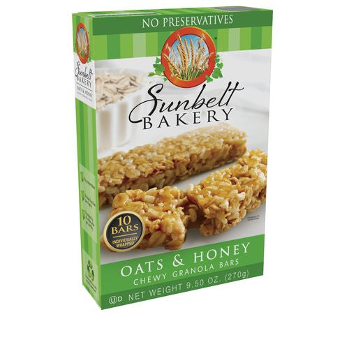 OATS & HONEY CHEWY GRANOLA BARS