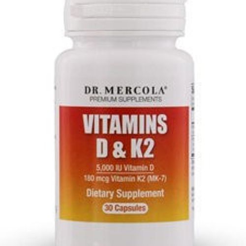 Dr. Mercola Vitamins D3 & K2 30 Caps