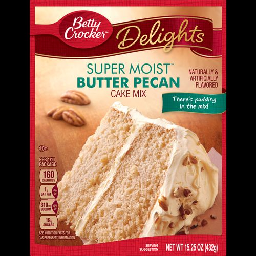 Betty Crocker Super Moist Butter Pecan Cake Mix