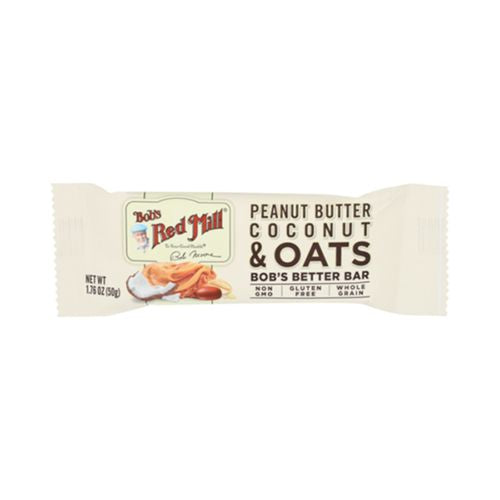 PEANUT BUTTER COCONUT & OATS BOB'S BETTER BAR, PEANUT BUTTER COCONUT & OATS