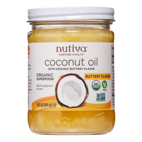 ORGANIC COCONUT OIL WITH BUTTERY FLAVOR