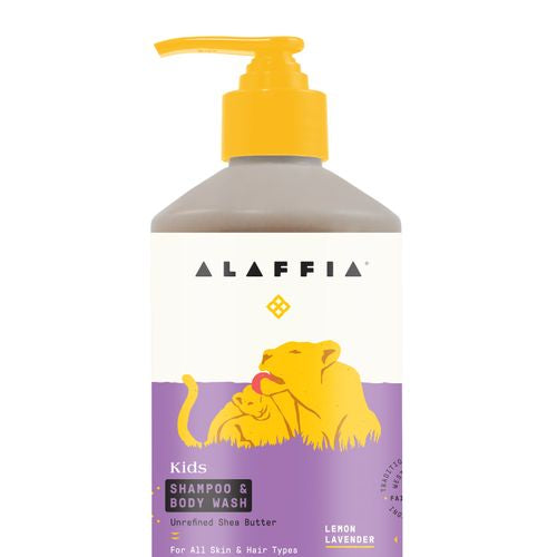 Alaffia Everyday Shea Lemon Lavender Body Wash/Shampoo 1 Each  16 oz