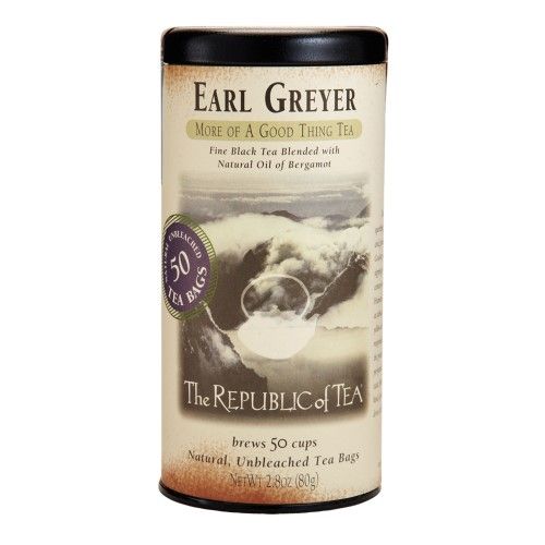 The Republic of Tea, Earl Greyer Black, tea bags, 50 ct