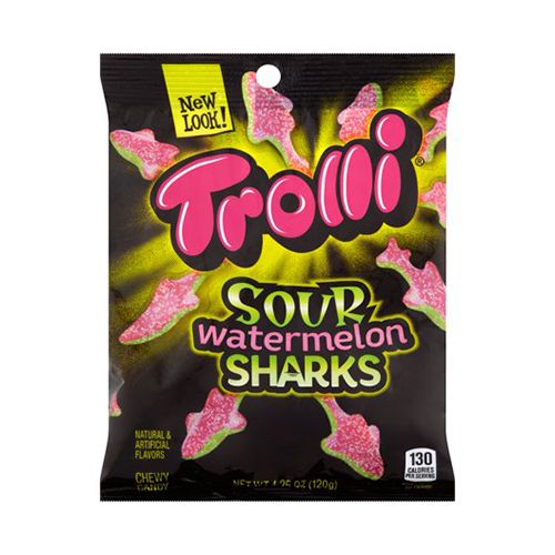 SOUR WATERMELON SHARKS CHEWY CANDY