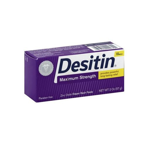 Desitin Maximum Strength Baby Diaper Rash Cream  Travel Size  2 oz