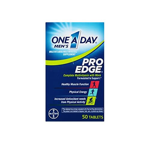 One A Day Men s Pro Edge Multivitamin Tablets  Multivitamins for Men  50 Ct