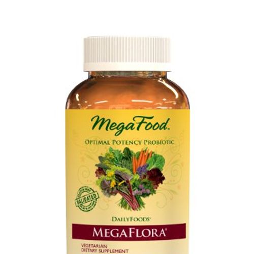 MegaFood  MegaFlora  Probiotic Supplement with 20 Billion CFU  90 servings (90 capsules)